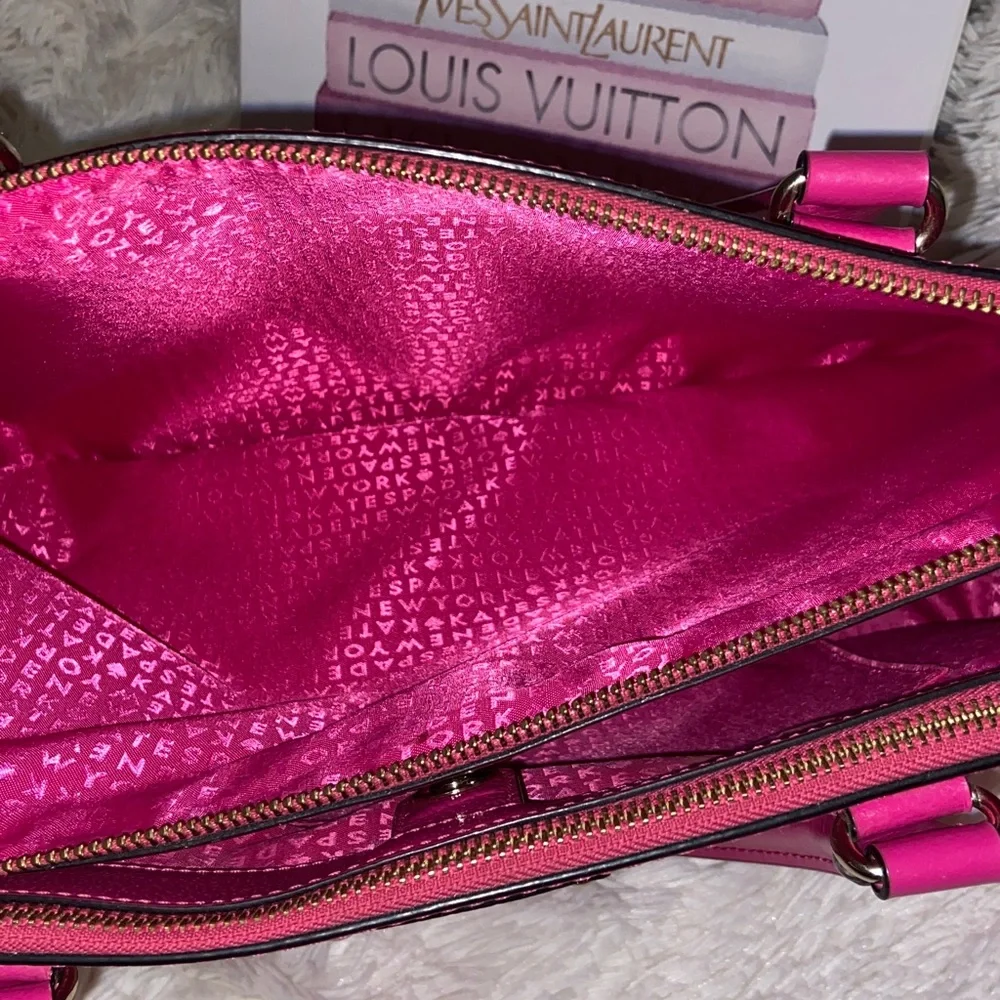 kate spade Hot Pink Leather Shoulder Bag
